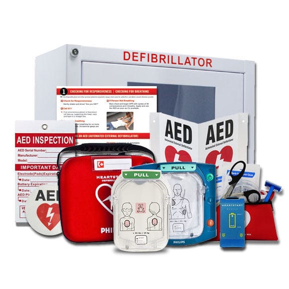 Defibrillator and emergency medical equipment.