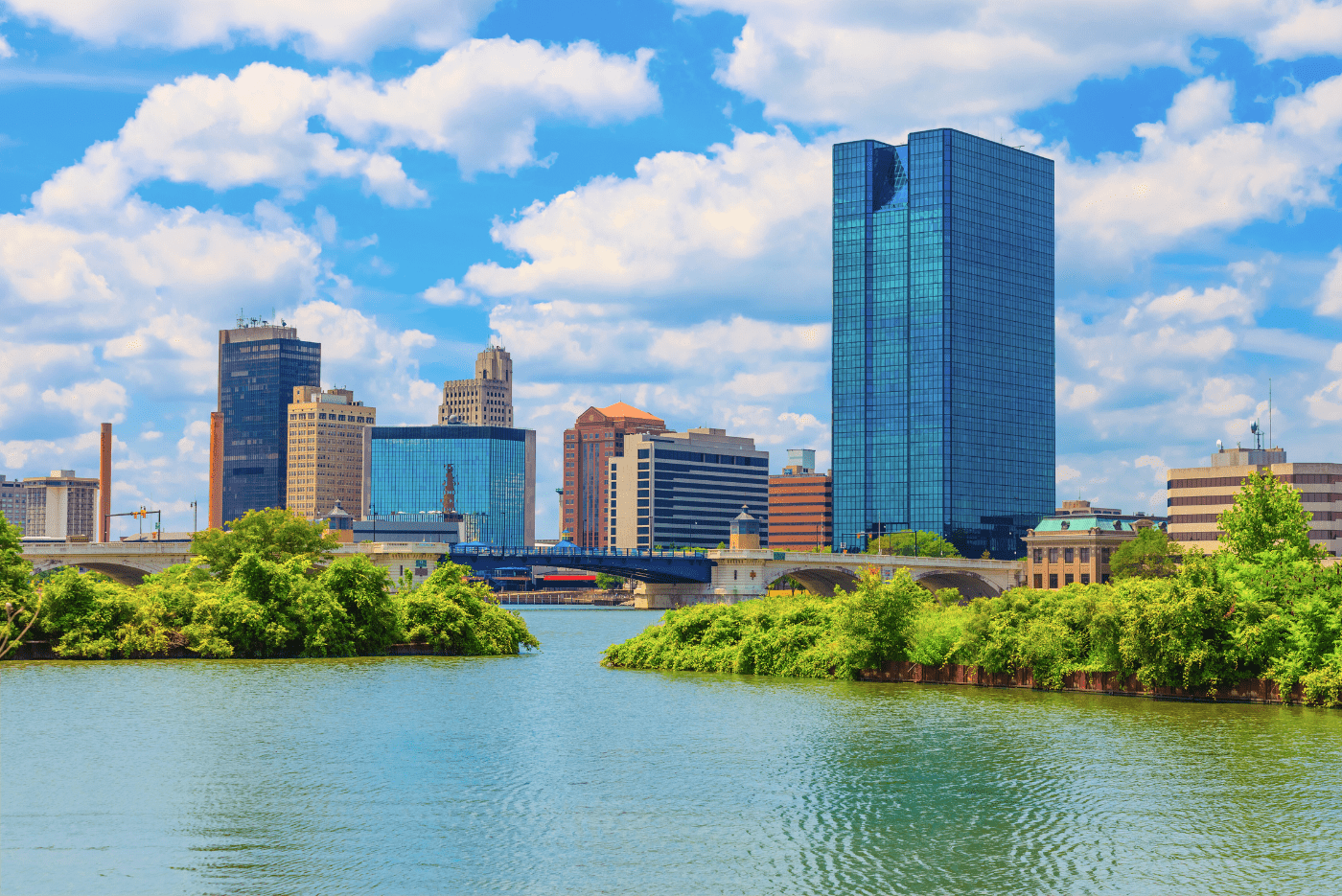 Toledo, Ohio skyline with SureFire CPR