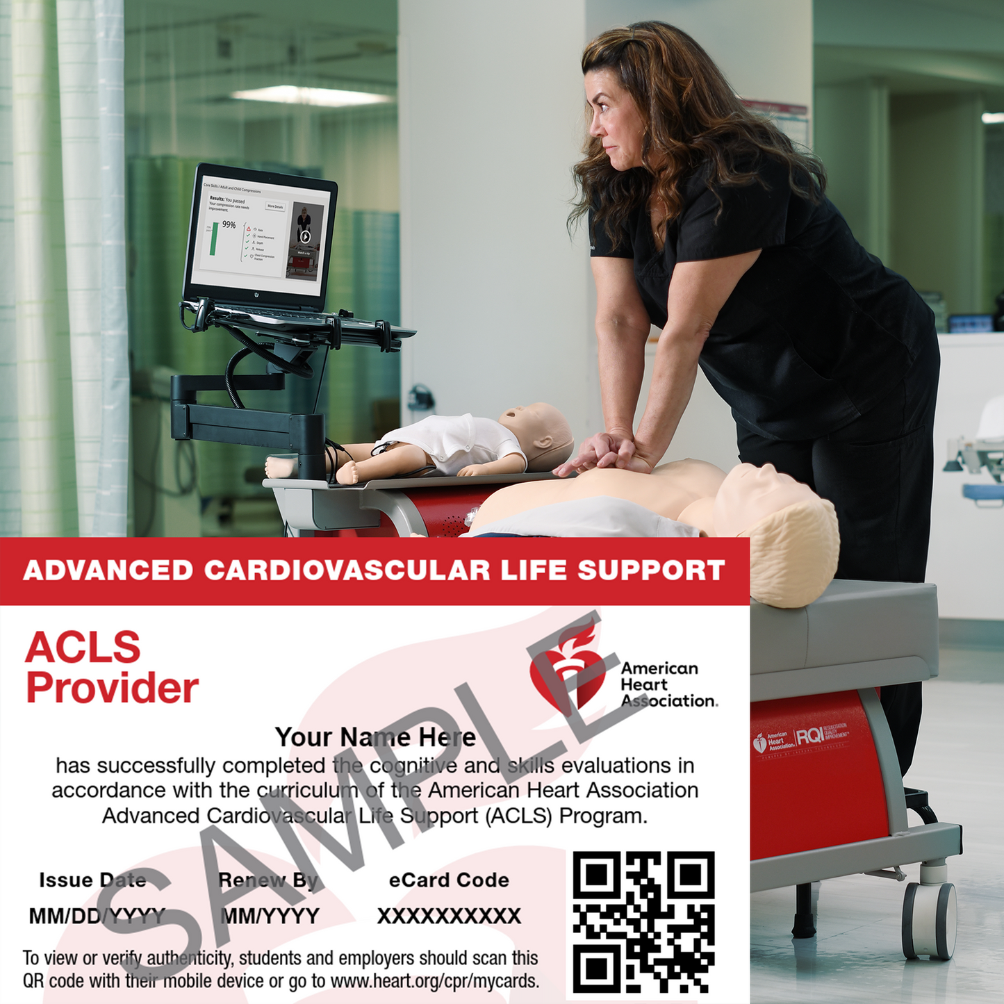 Advanced Cardiac Life Support (ACLS) Certification - Skills Test Only