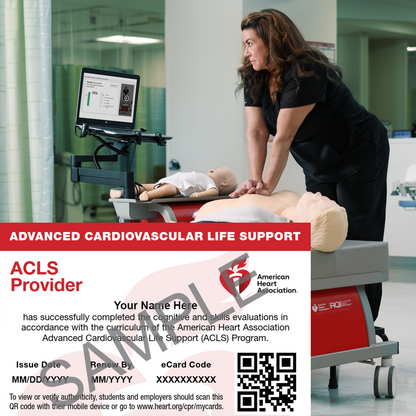 Advanced Cardiac Life Support (ACLS) Certification - Skills Test Only