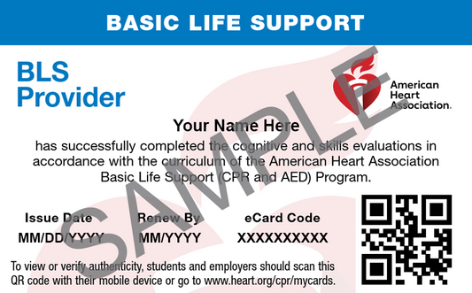 Basic Life Support (BLS) Certification