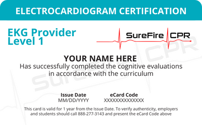 EKG Certification - Level 1