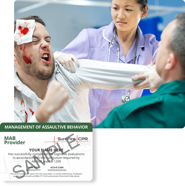 Management of Assaultive Behavior (MAB) Certification SureFire CPR Management of Assaultive Behavior (MAB) Certification SureFire CPR