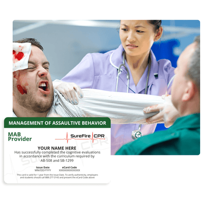 Mab Sign Management of Assaultive Behavior (MAB) Certification
