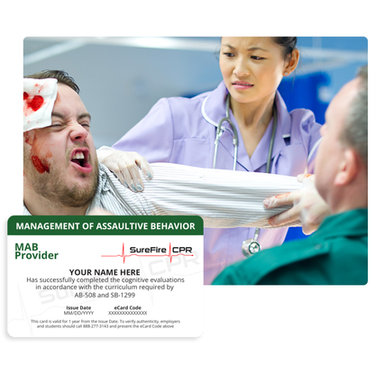 Management of Assaultive Behavior (MAB) Certification