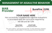 Management of Assaultive Behavior (MAB) Certification – SureFire CPR